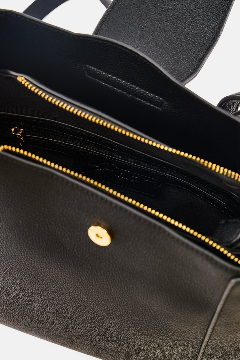 Women Brand Logo Cross Body Bag, Black