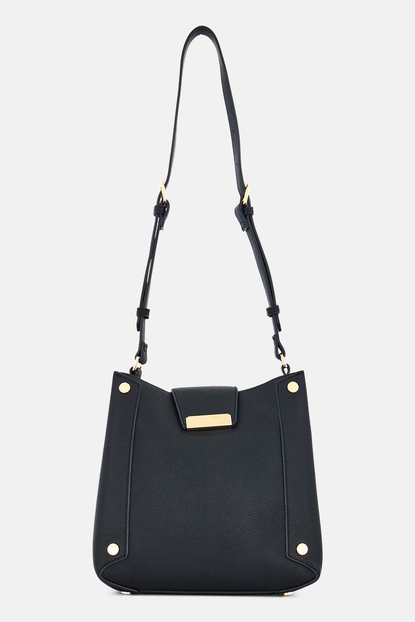 Women Brand Logo Cross Body Bag, Black