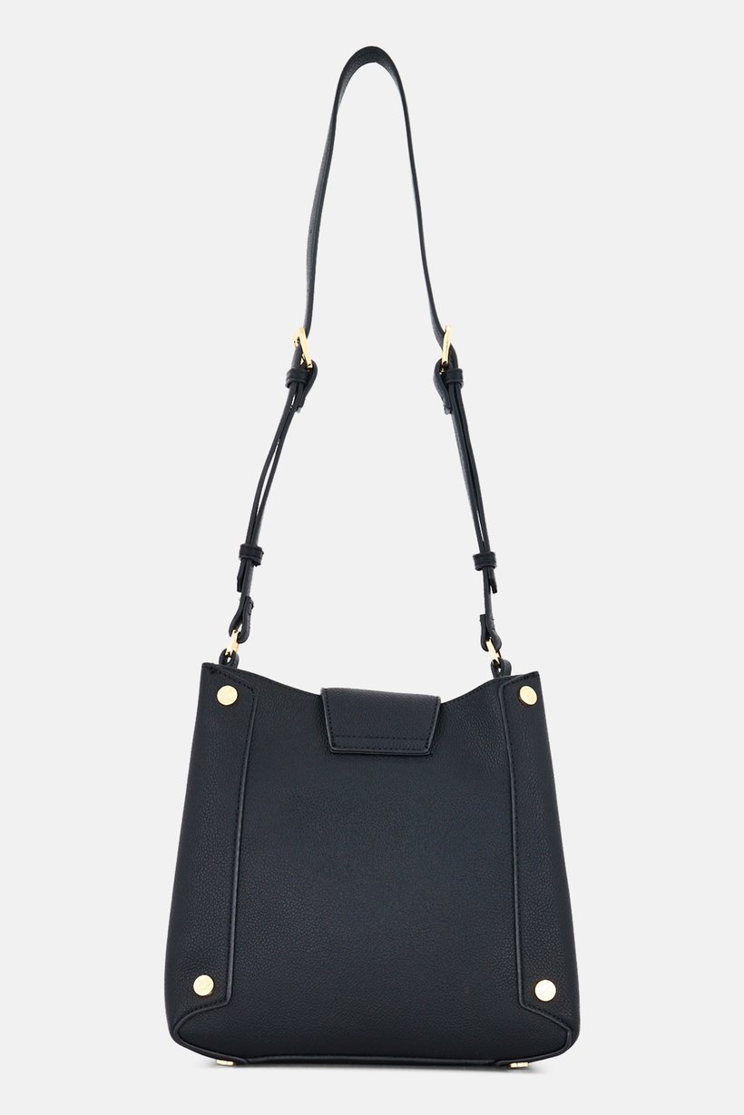 Women Brand Logo Cross Body Bag, Black