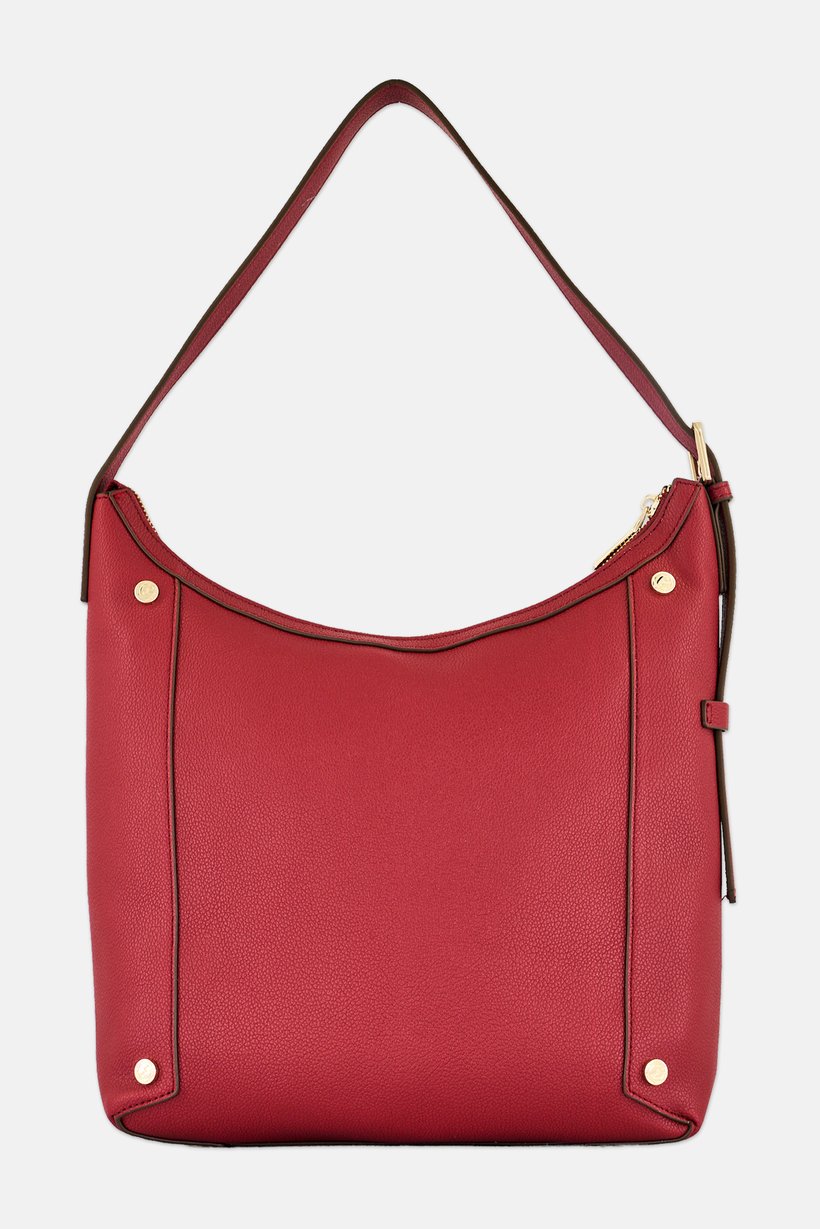 Women Brand Logo Tote Bag, Maroon