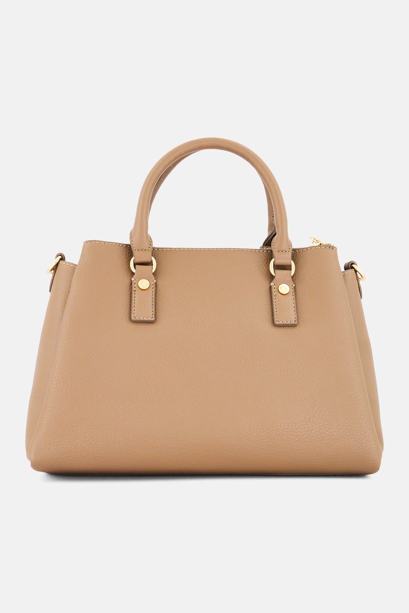 Women Brand Logo Cross Body Bag, Taupe