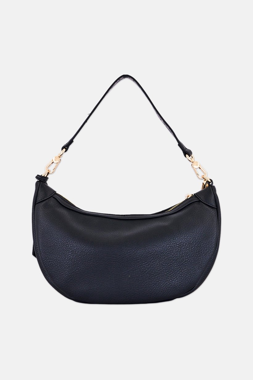 Women Brand Logo Cross Body Bag, Black