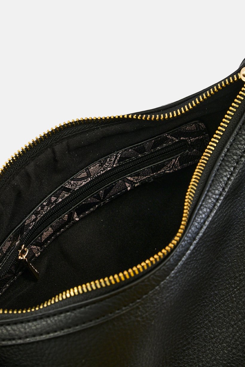 Women Brand Logo Cross Body Bag, Black