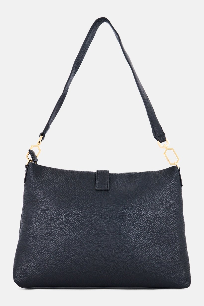 Women Brand Logo Cross Body Bag, Black