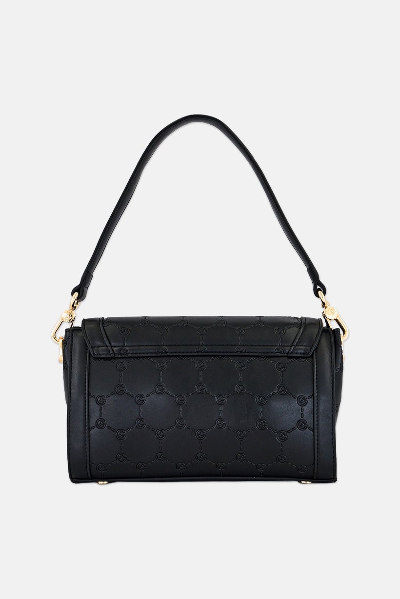 Women Brand Logo Cross Body Bag, Black