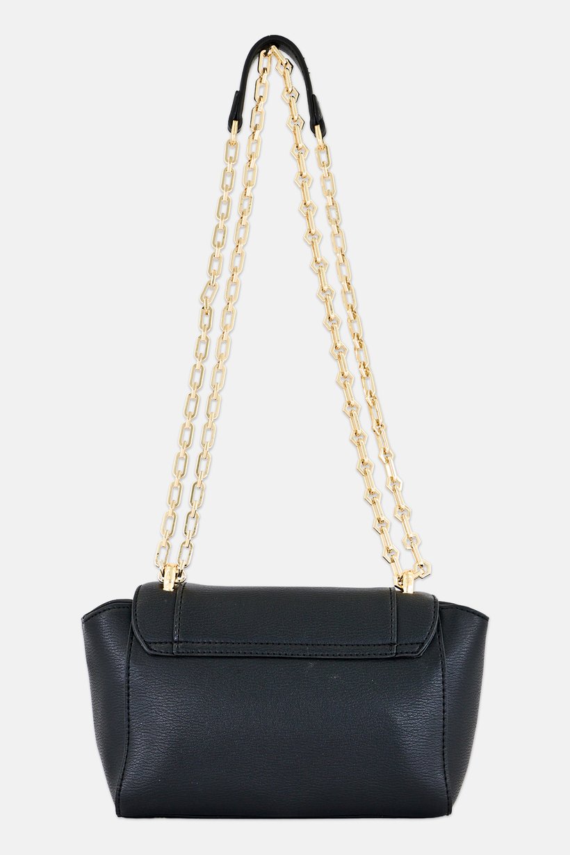 Women Brand Logo Cross Body Bag, Black