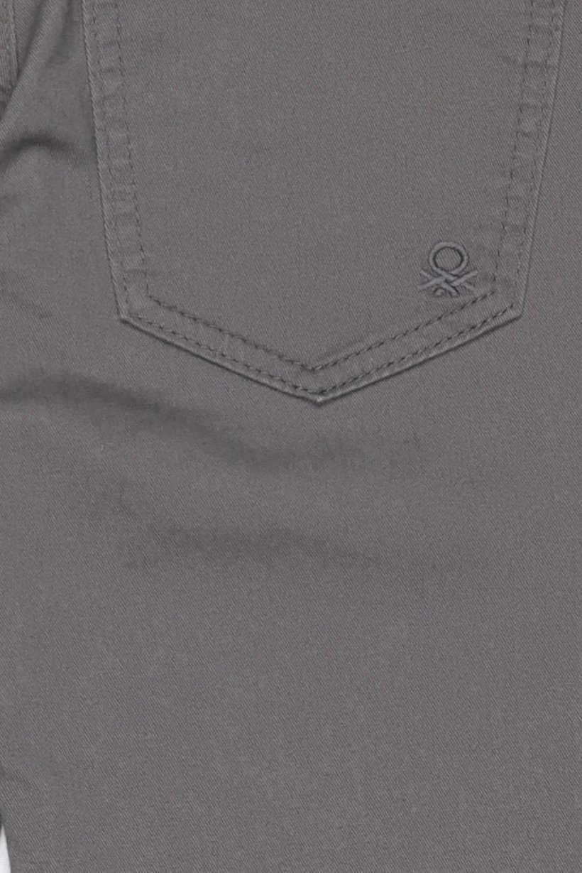 Kids Boy Slim Fit Solid Chino Pants, Grey