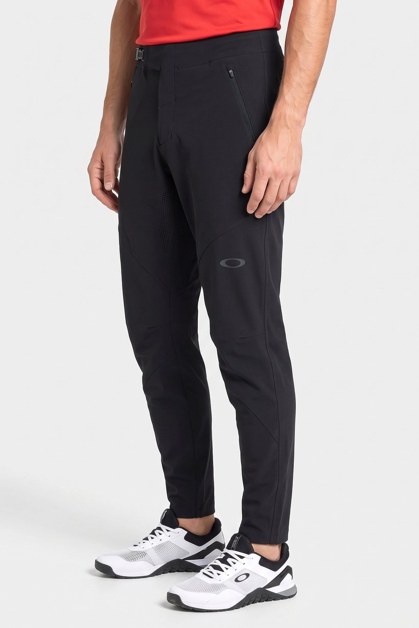 Men Regular Fit Training Track Pants, Black
