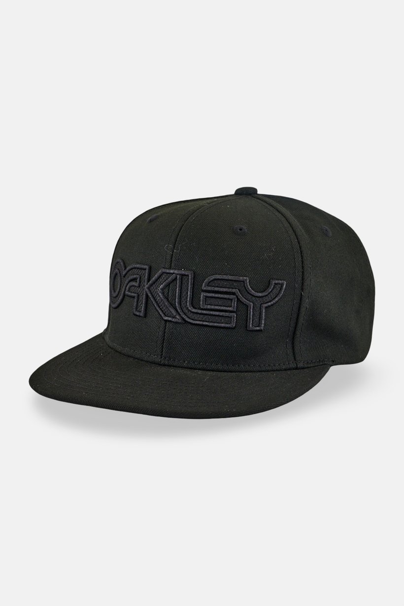 Men Embroidered Logo Sports Cap, Black