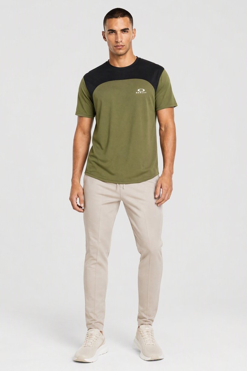 Men Regular Fit Free Ride Jersey, Olive