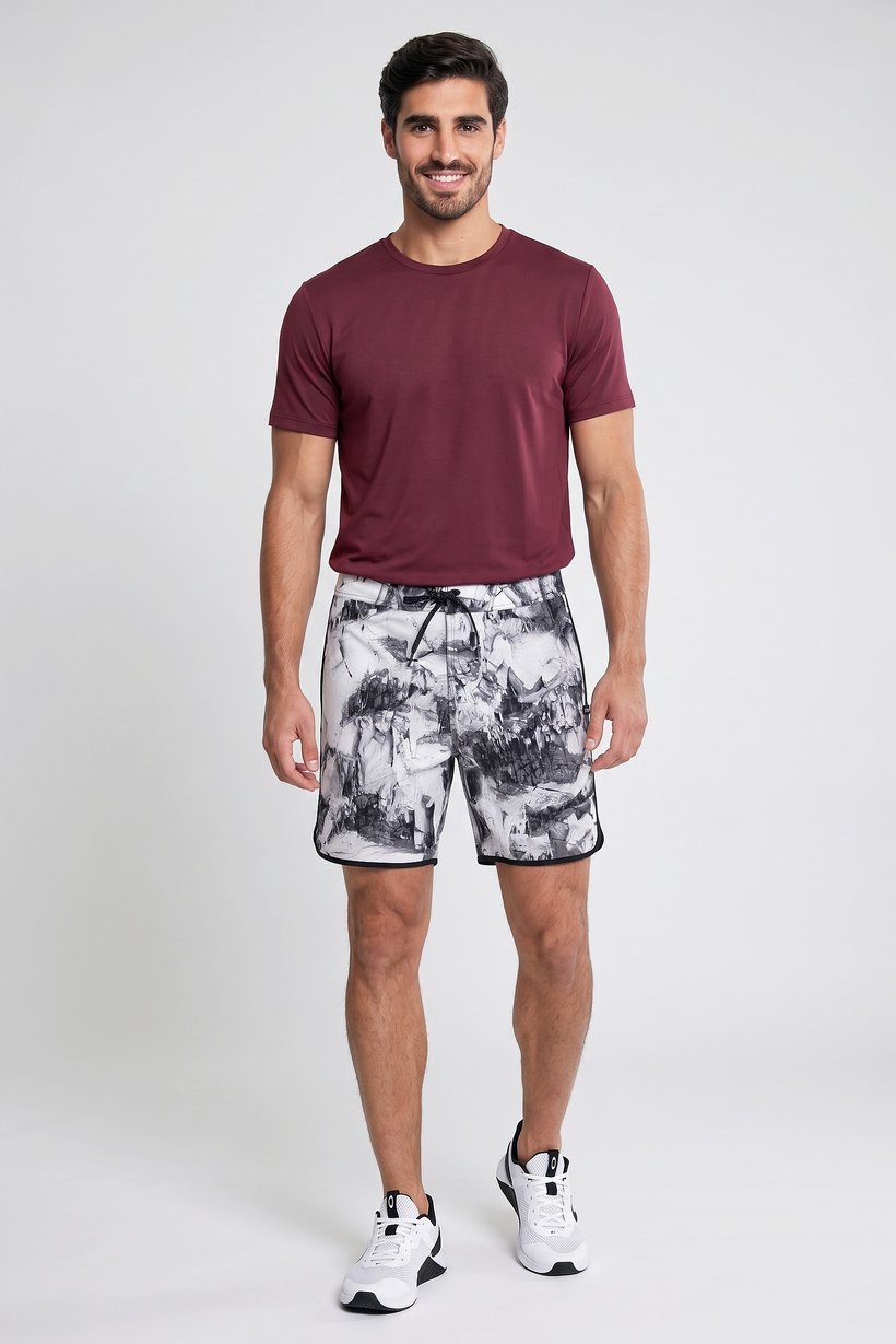 Men Performance Fit 19 Inseam Training Shorts, Multicolor