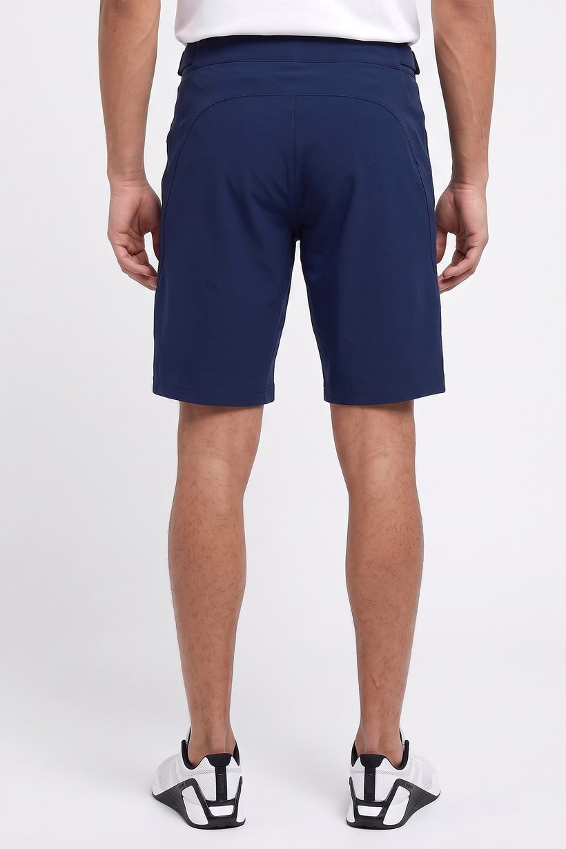 Men Regular Fit Training Short, Navy
