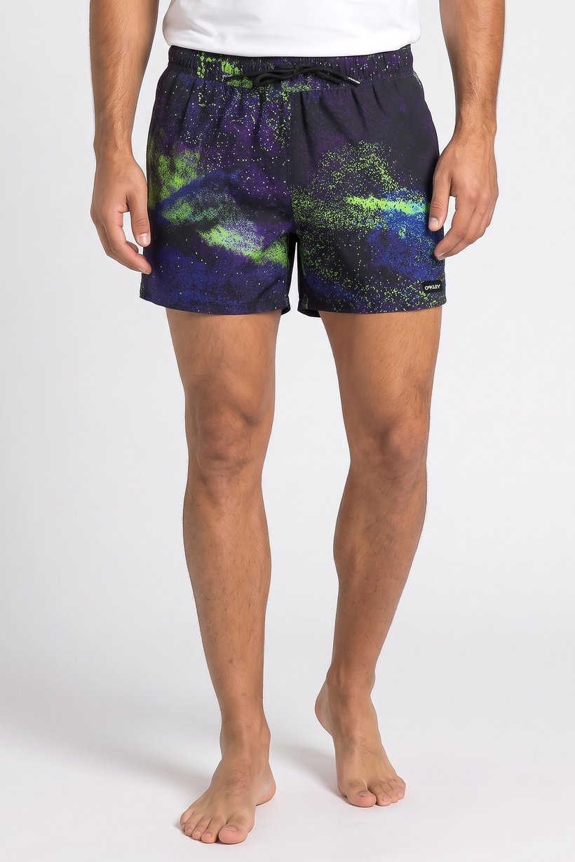 Men Tie Dye Board Shorts, Multicolor