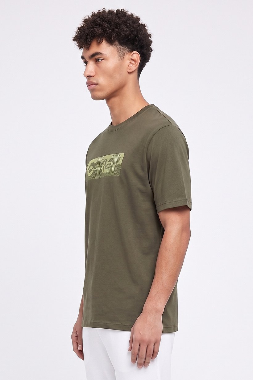 Men Regular Fit Short Sleeve Outdoor T-Shirt, Olive