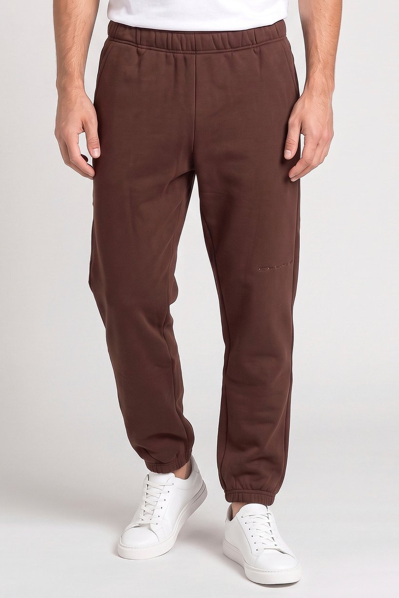 Men Relaxed Fit Outdoor Sweatpants, Brown
