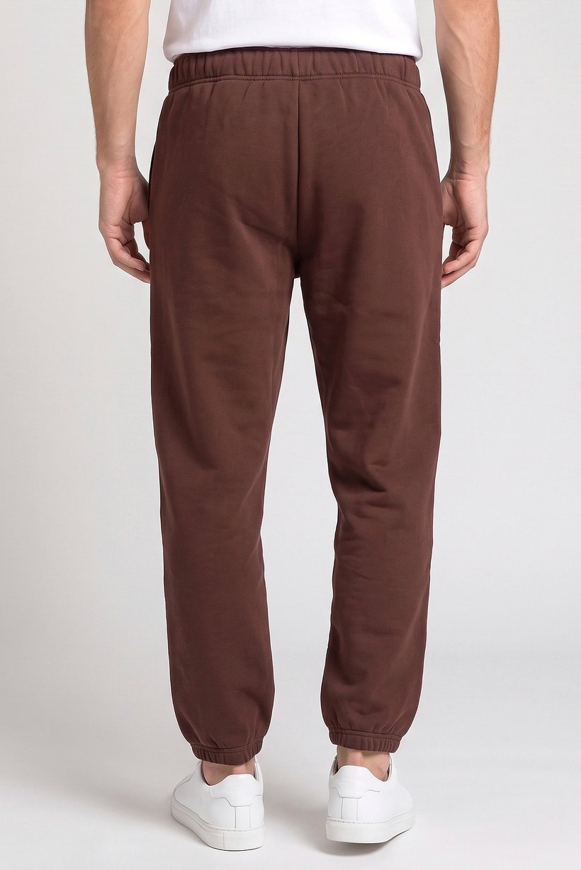 Men Relaxed Fit Outdoor Sweatpants, Brown