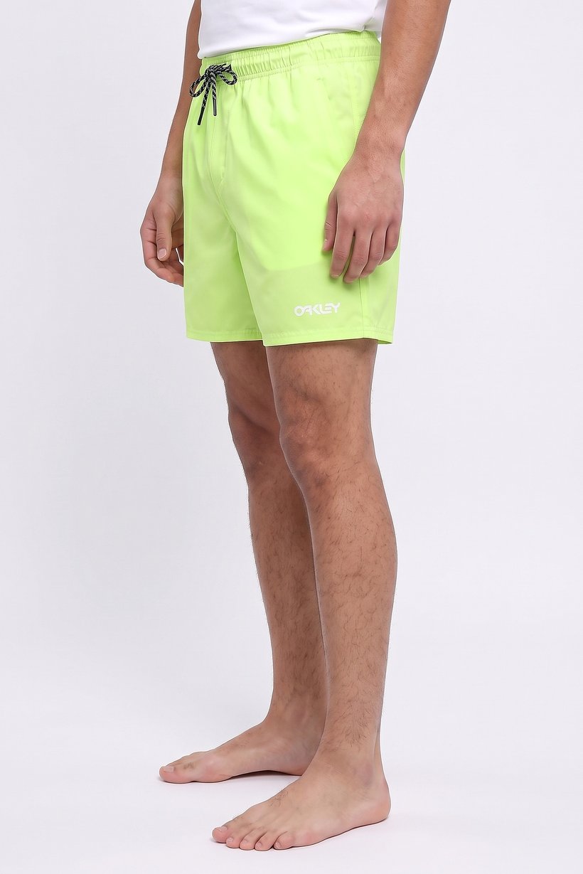 Men Brand Logo 16 Inseam Board Shorts, Lime