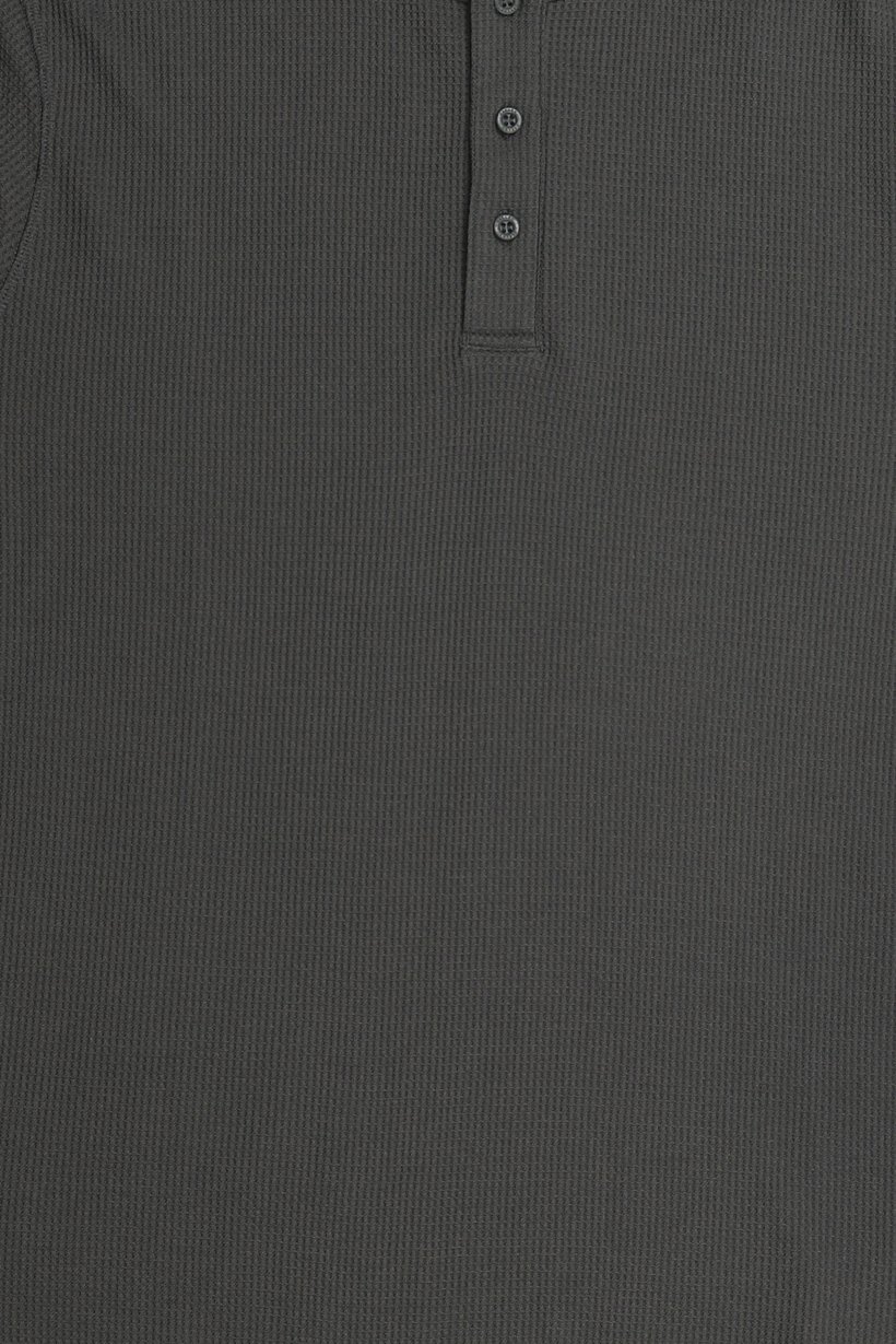 Men Regular Fit Long Sleeve Outdoor T-Shirt, Grey