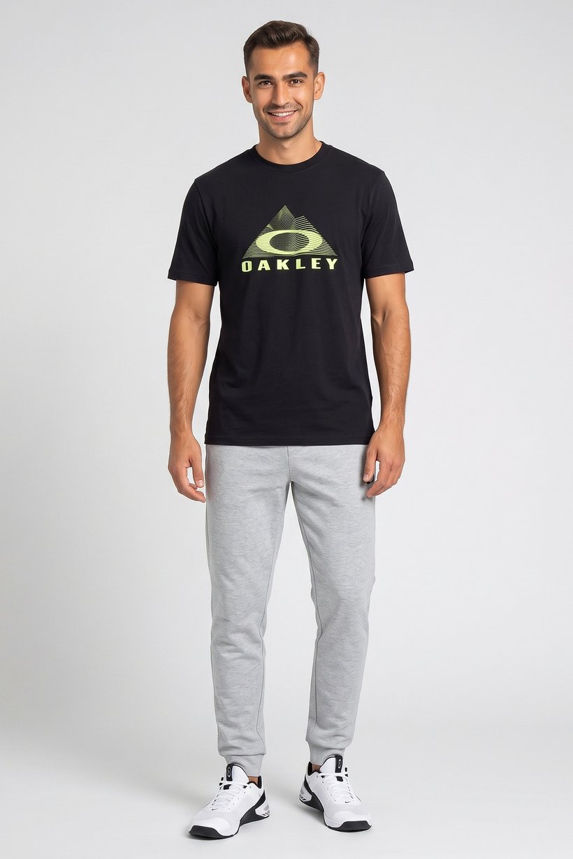 Men Regular Fit Short Sleeve Outdoor T-Shirt, Black