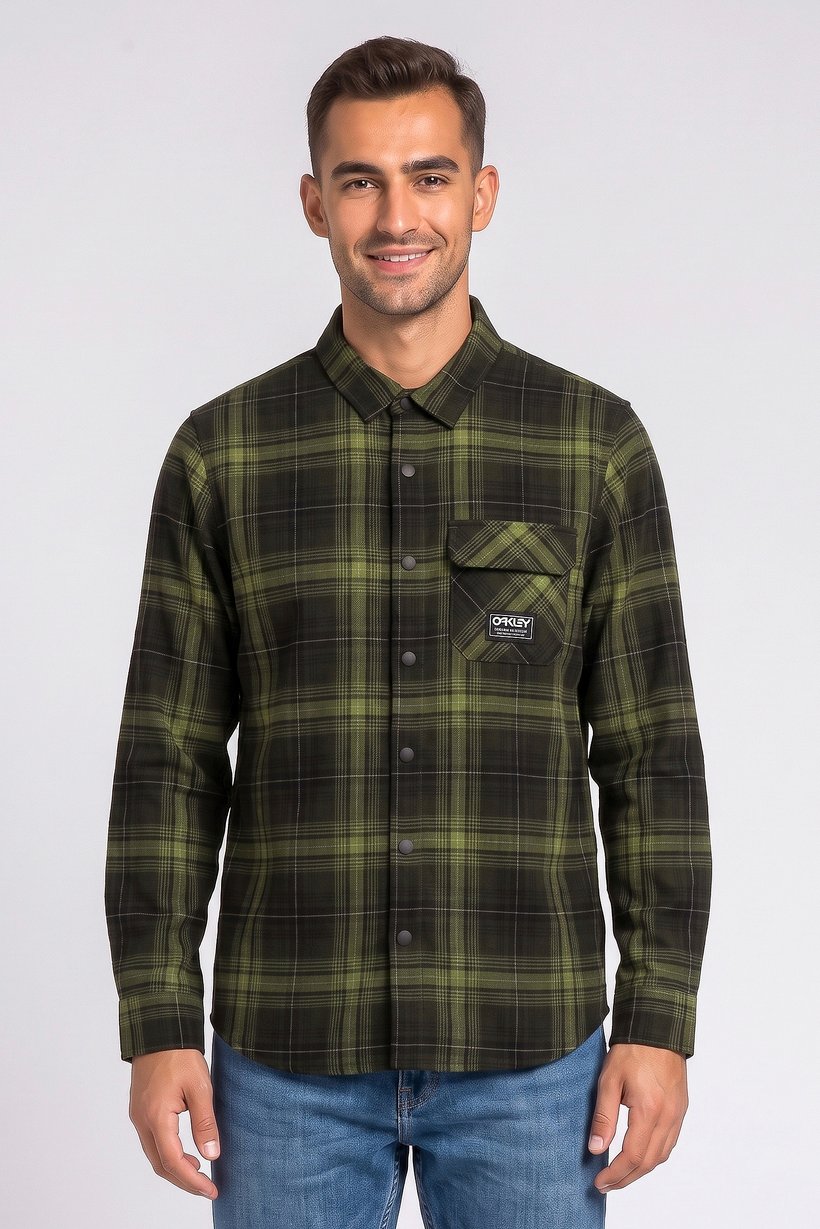 Men Regular Fit Long Sleeve Plaid Casual Shirt, Multicolor