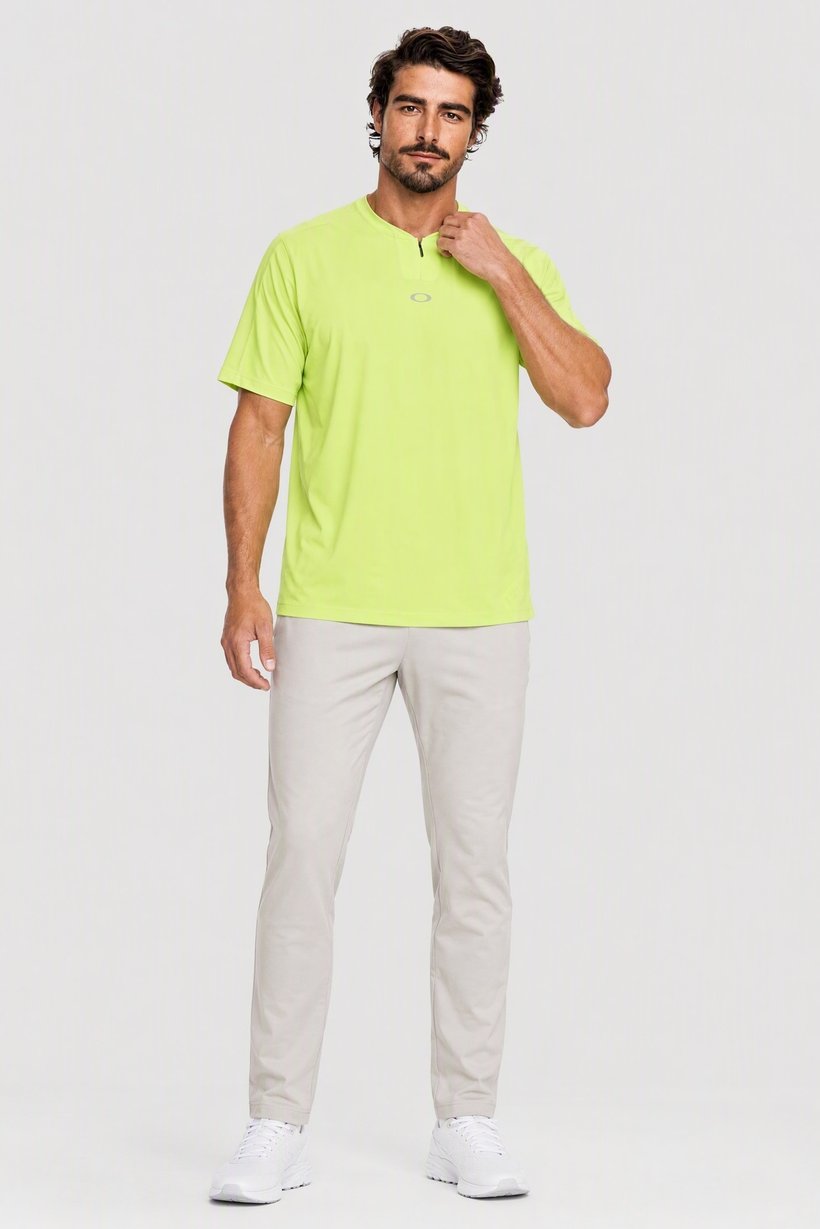 Men Regular Fit Short Sleeve Training Jersey, Light Green