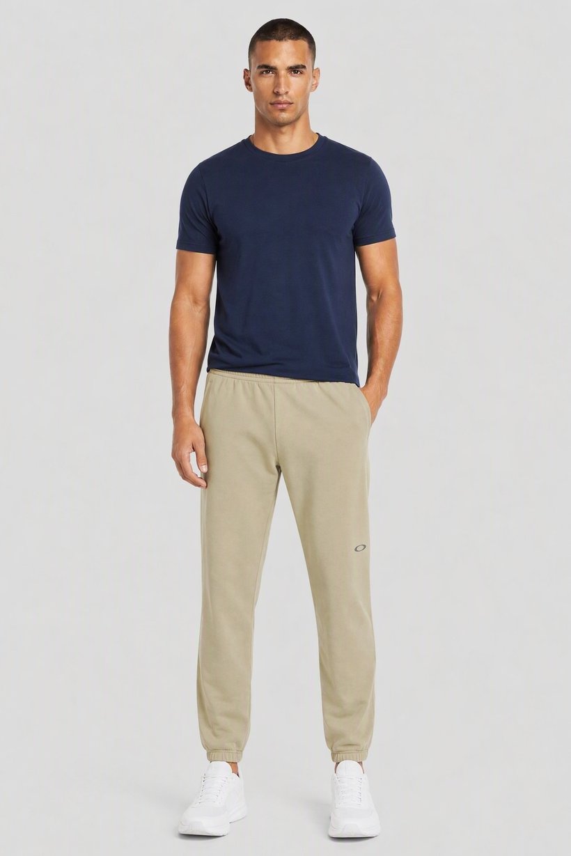Men Regular Fit Outdoor Sweatpants, Beige