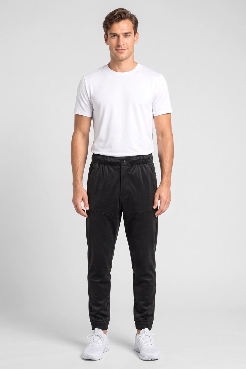 Men Regular Fit Outdoor Sweatpants, Grey