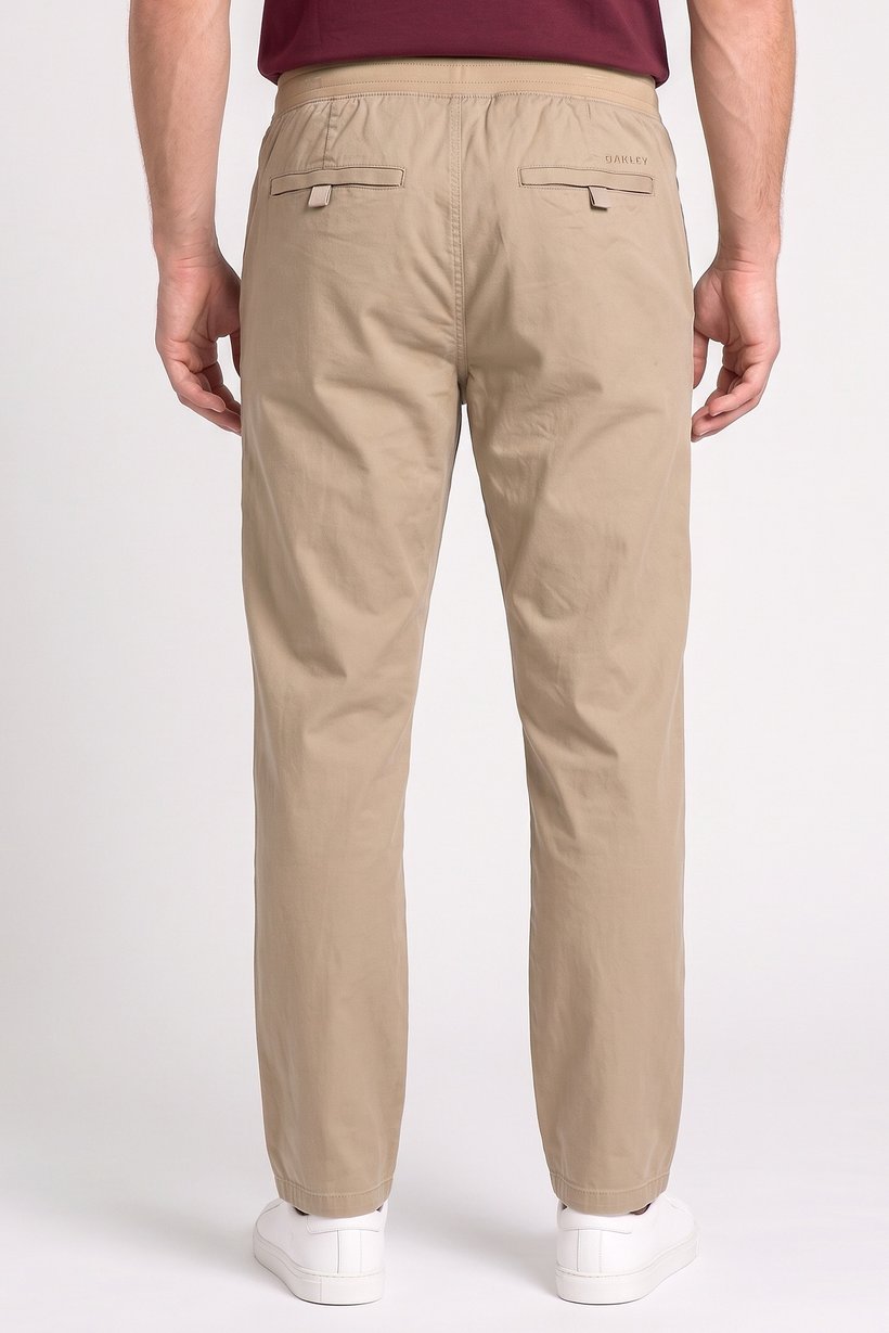 Men Regular Fit Plain Golf Pants, Khaki