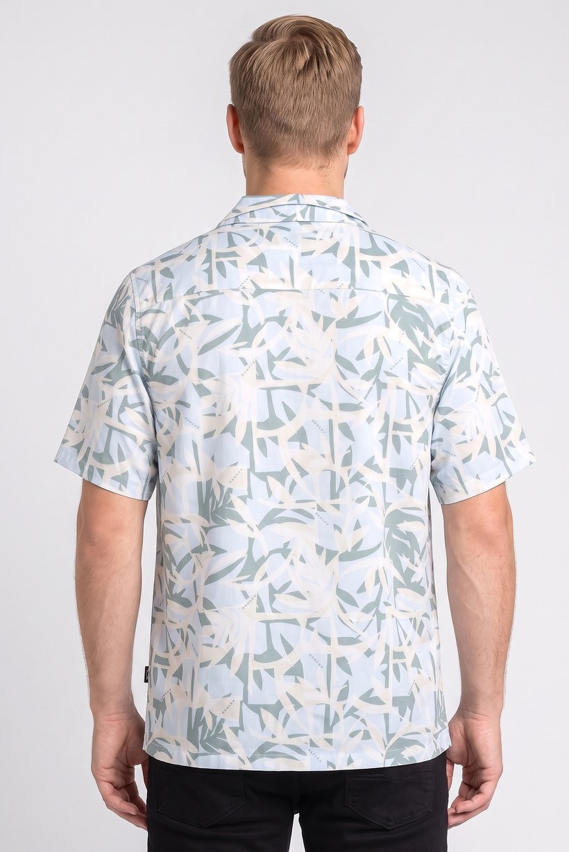 Men Regular Fit Short Sleeve Allover Print Casual Shirt, Multicolor