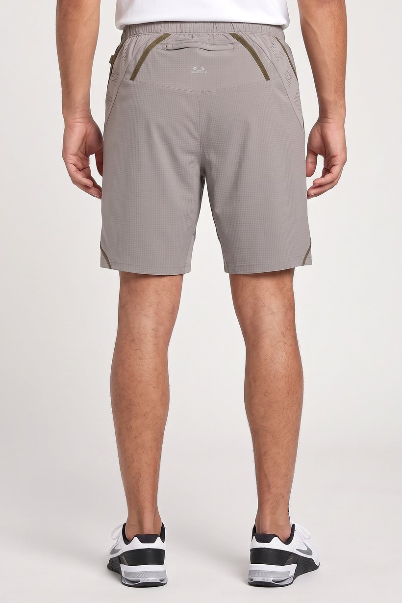 Men Performance Fit Outdoor Shorts, Light Grey