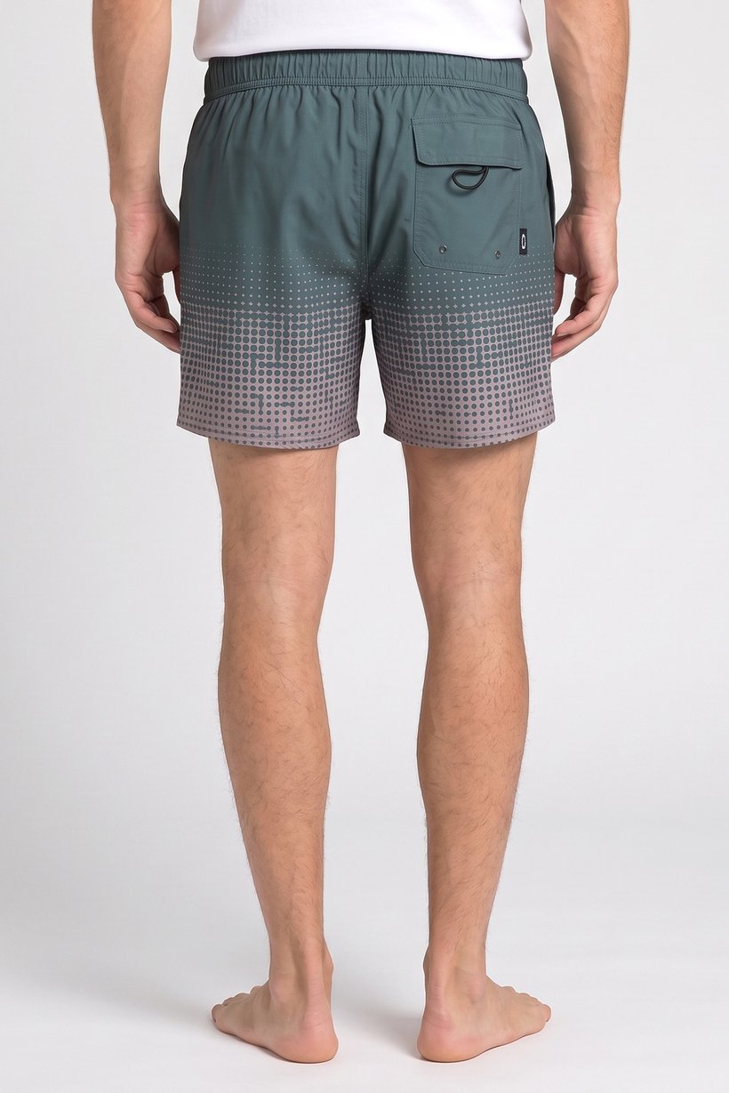 Men Two Tone Board Shorts, Multicolor