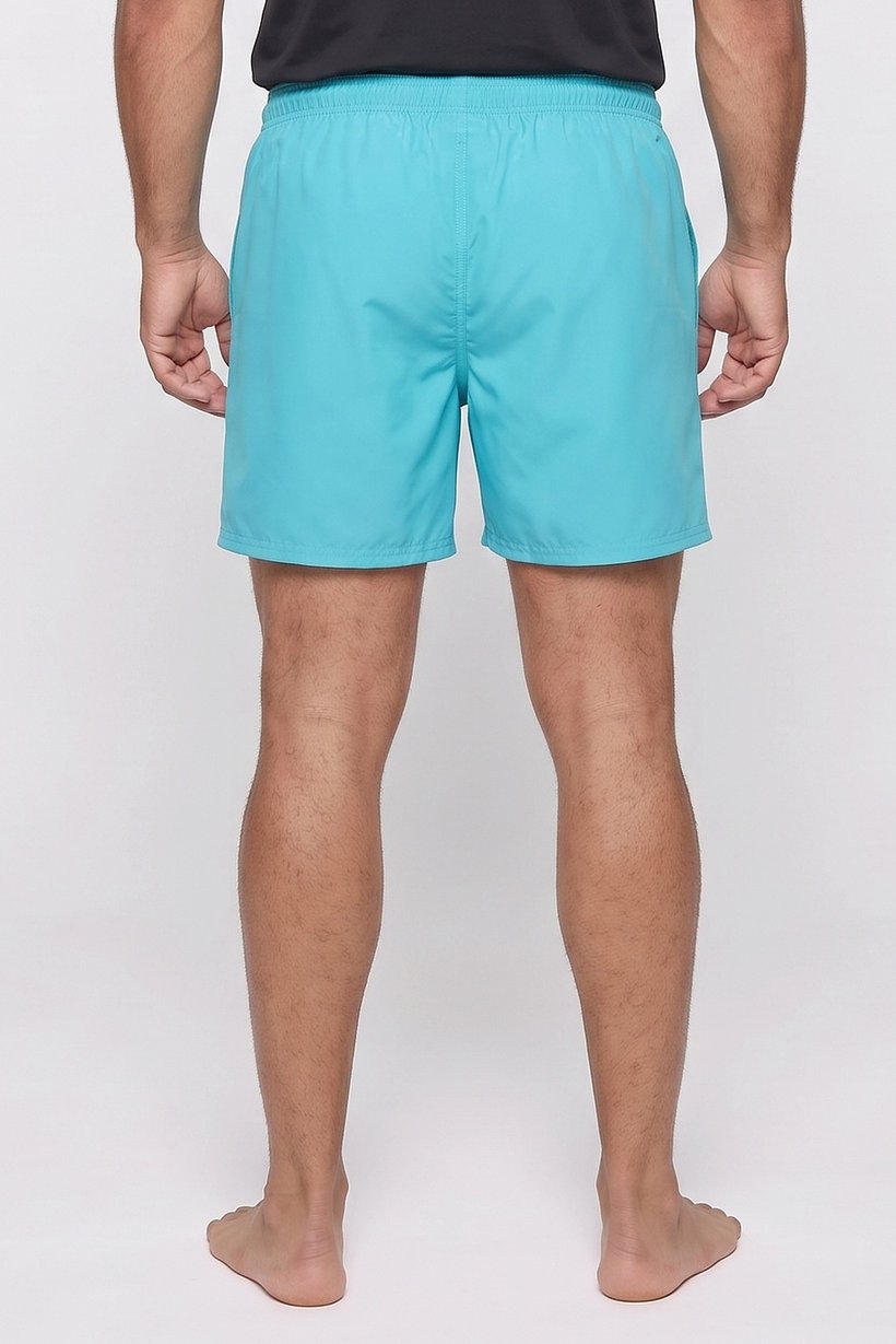 Men Brand Logo 16 Inseam Board Shorts, Turquoise