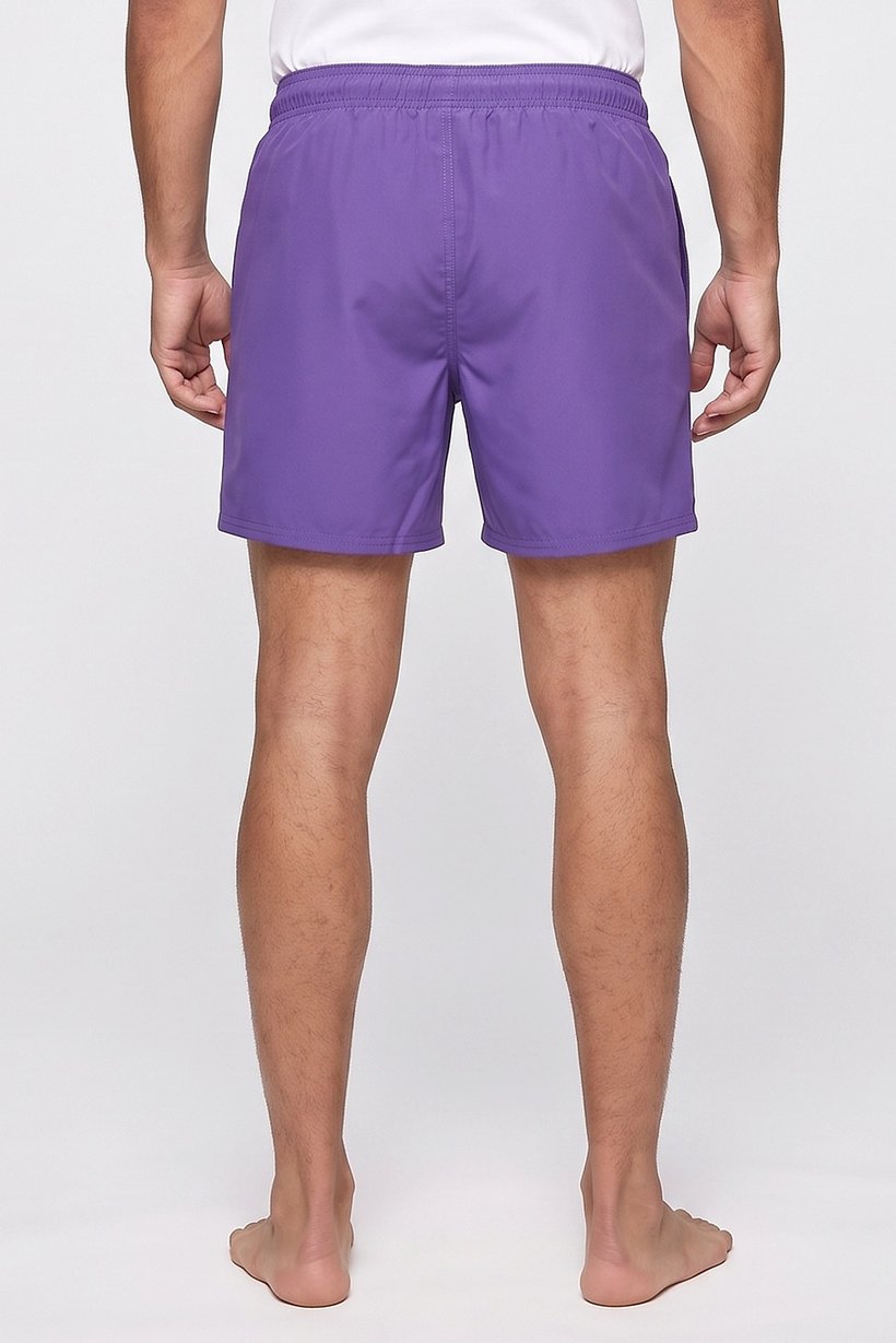 Men Brand Logo 16 Inseam Board Shorts, Purple