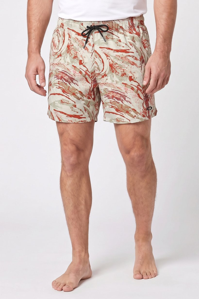 Men Camouflage 17 Inseam Board Shorts, Multicolor