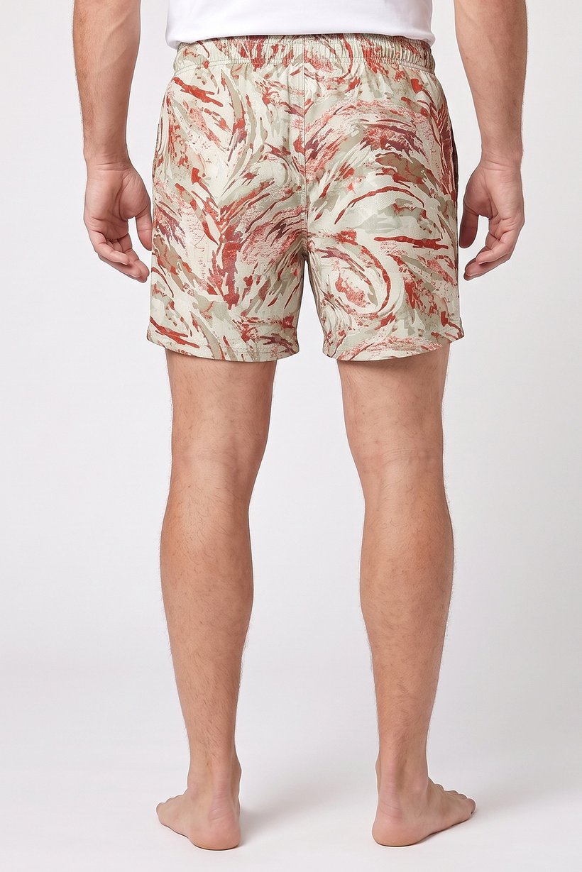 Men Camouflage 17 Inseam Board Shorts, Multicolor
