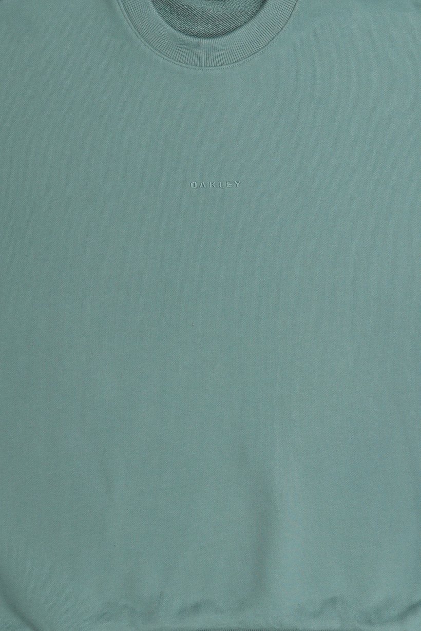 Men Boxy Fit Long Sleeve Outdoor Sweatshirt, Sage Green