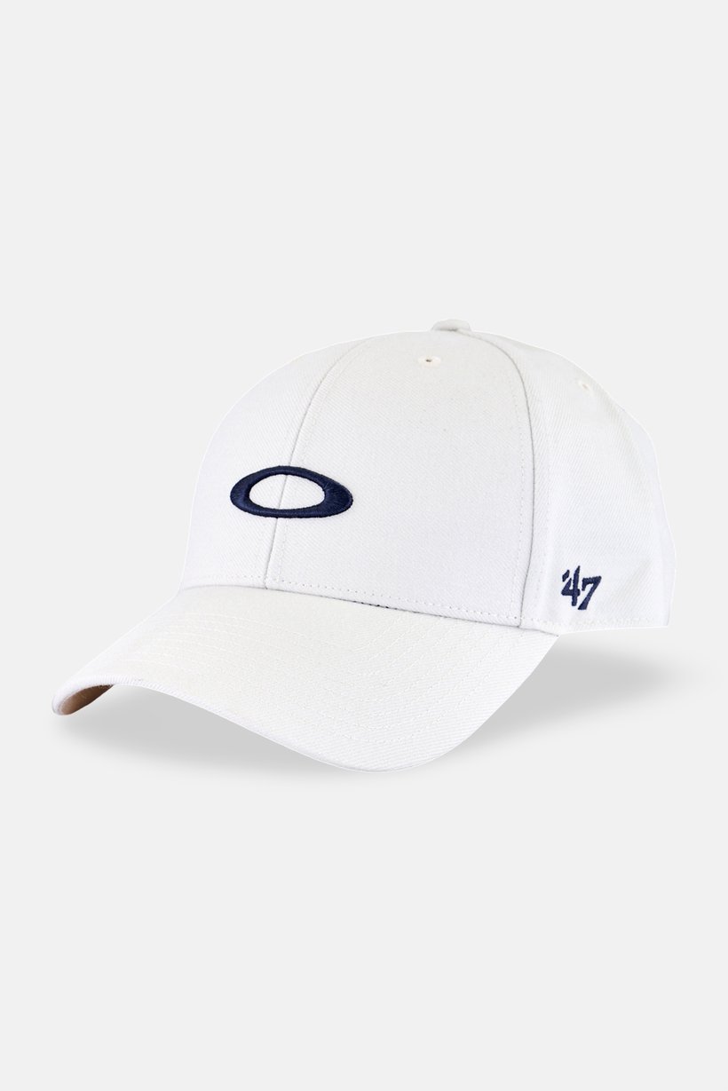 Men Embroidered Logo Velcro Closure Baseball Cap, Light Grey
