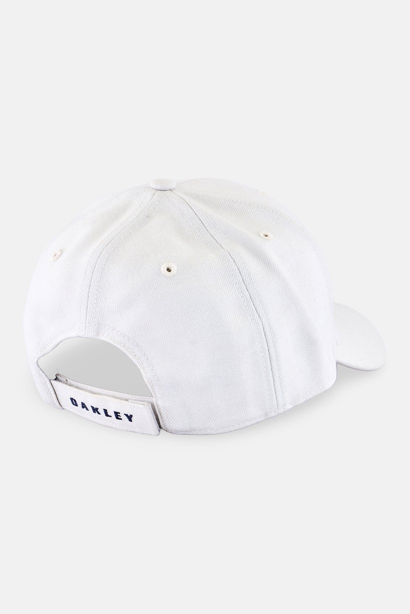 Men Embroidered Logo Velcro Closure Baseball Cap, Light Grey