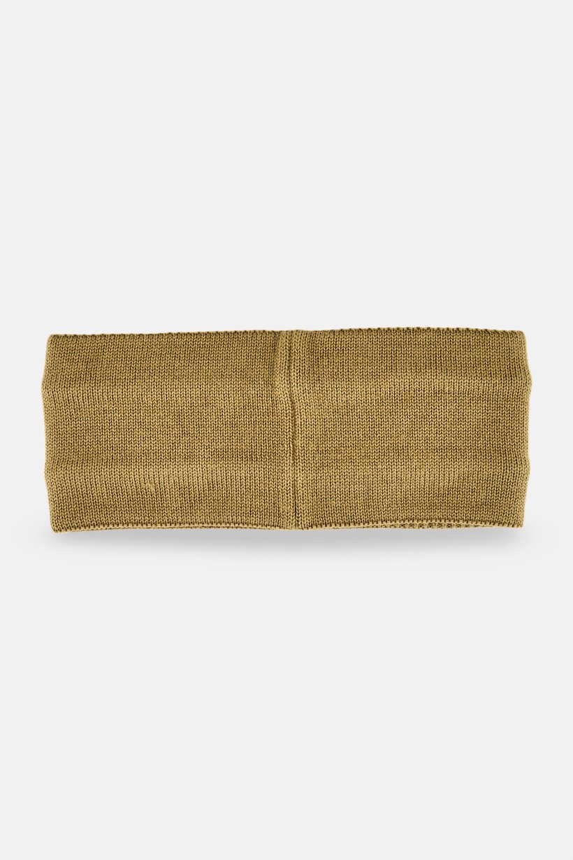 Men Embroidered Logo Nordic Headband, Khaki