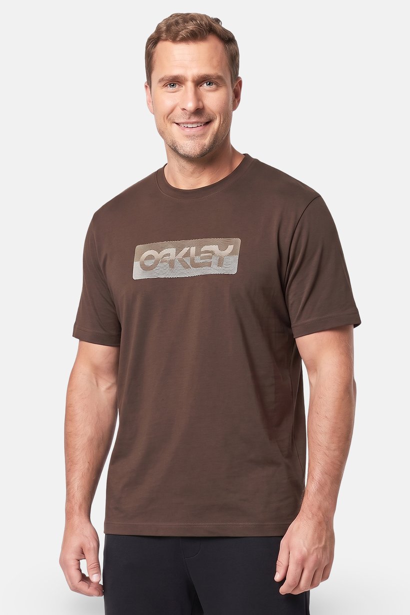 Men Regular Fit Short Sleeve Outdoor T-Shirt, Brown