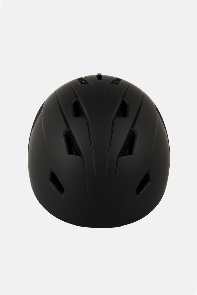 Ski Helmet With Visor, Black