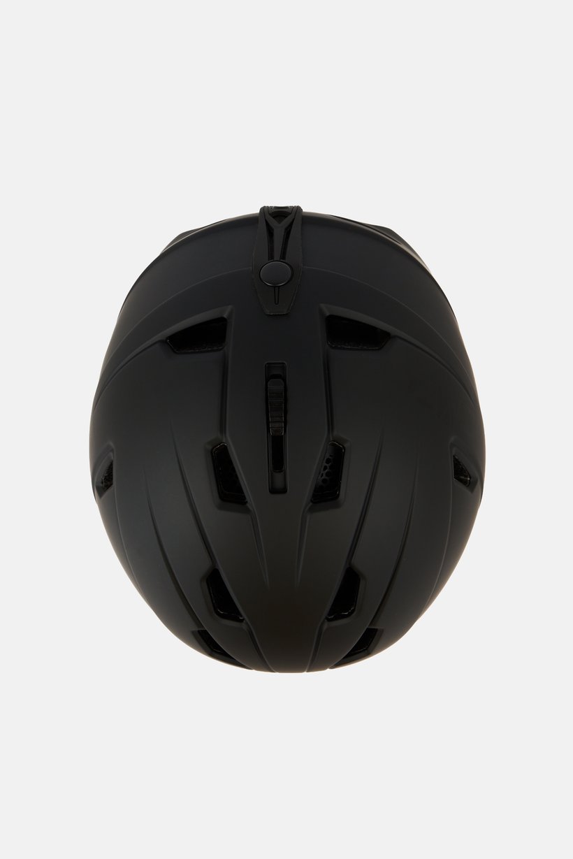 Ski Helmet With Visor, Black