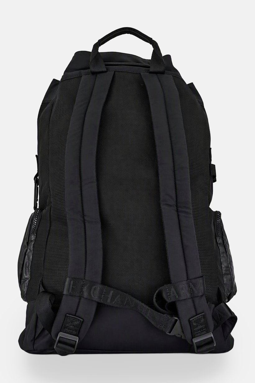AX Armani Exchange Men Brand Logo Backpack, Black