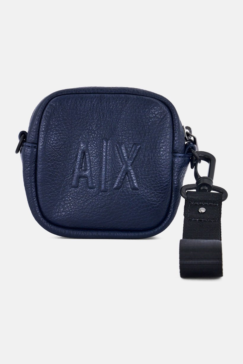 AX Armani Exchange Men Brand Logo Purse, Deep Navy