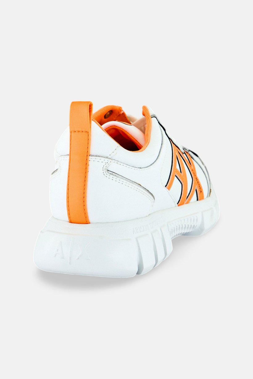 Armani Exchange Men Lace Up Casual Shoes, White