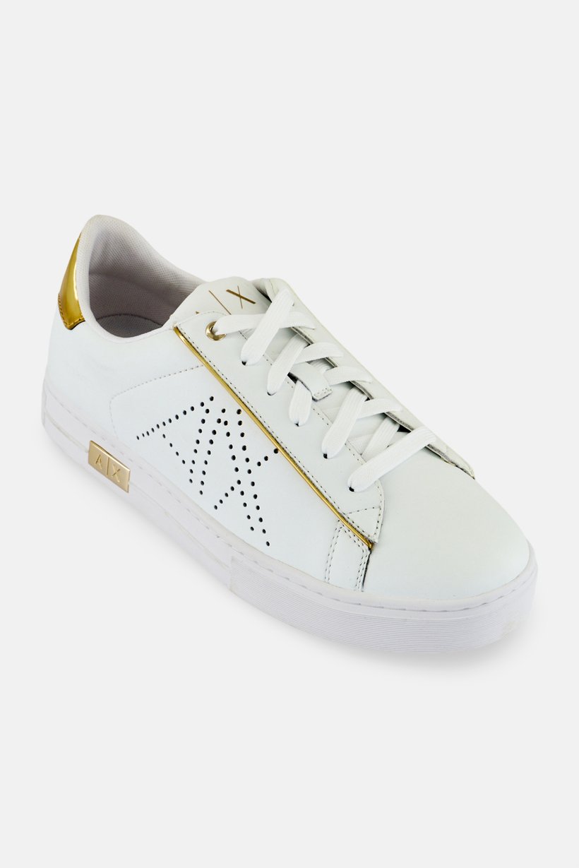 AX Armani Exchange Women Lace Up Casual Shoes, White