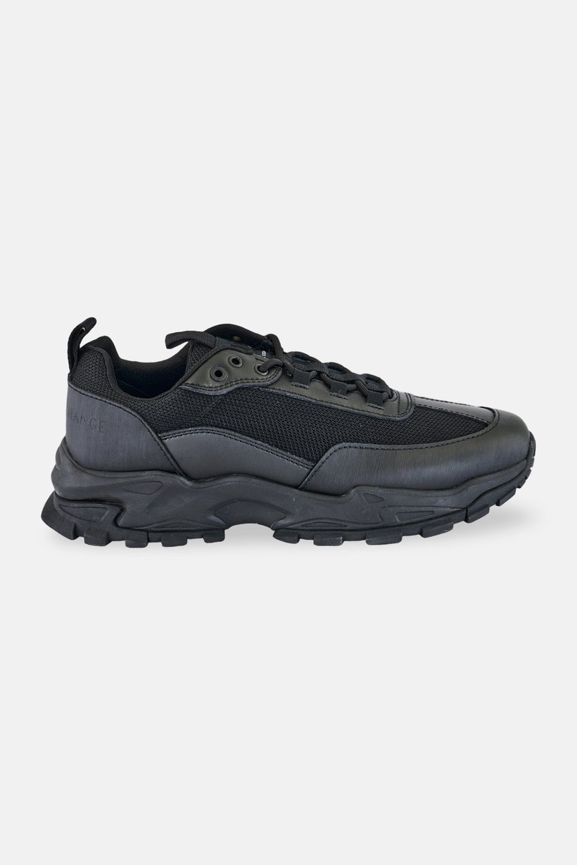 Armani Exchange Men Lace Up Casual Shoes, Black