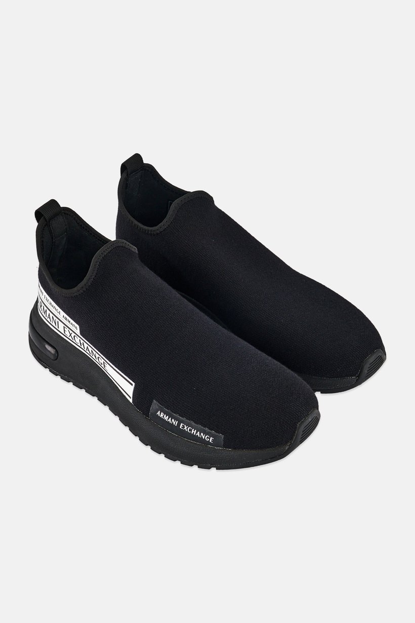 AX Armani Exchange Men Slip On Casual Shoes, Black