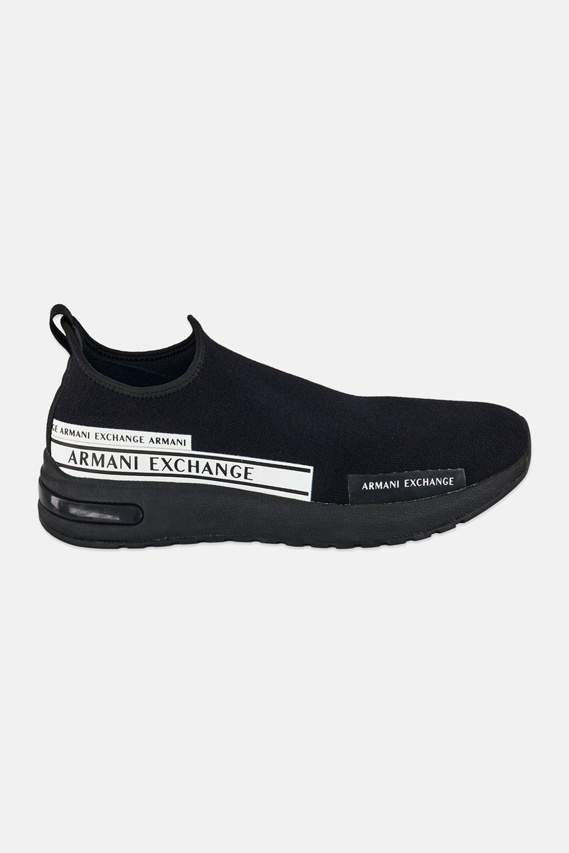 AX Armani Exchange Men Slip On Casual Shoes, Black