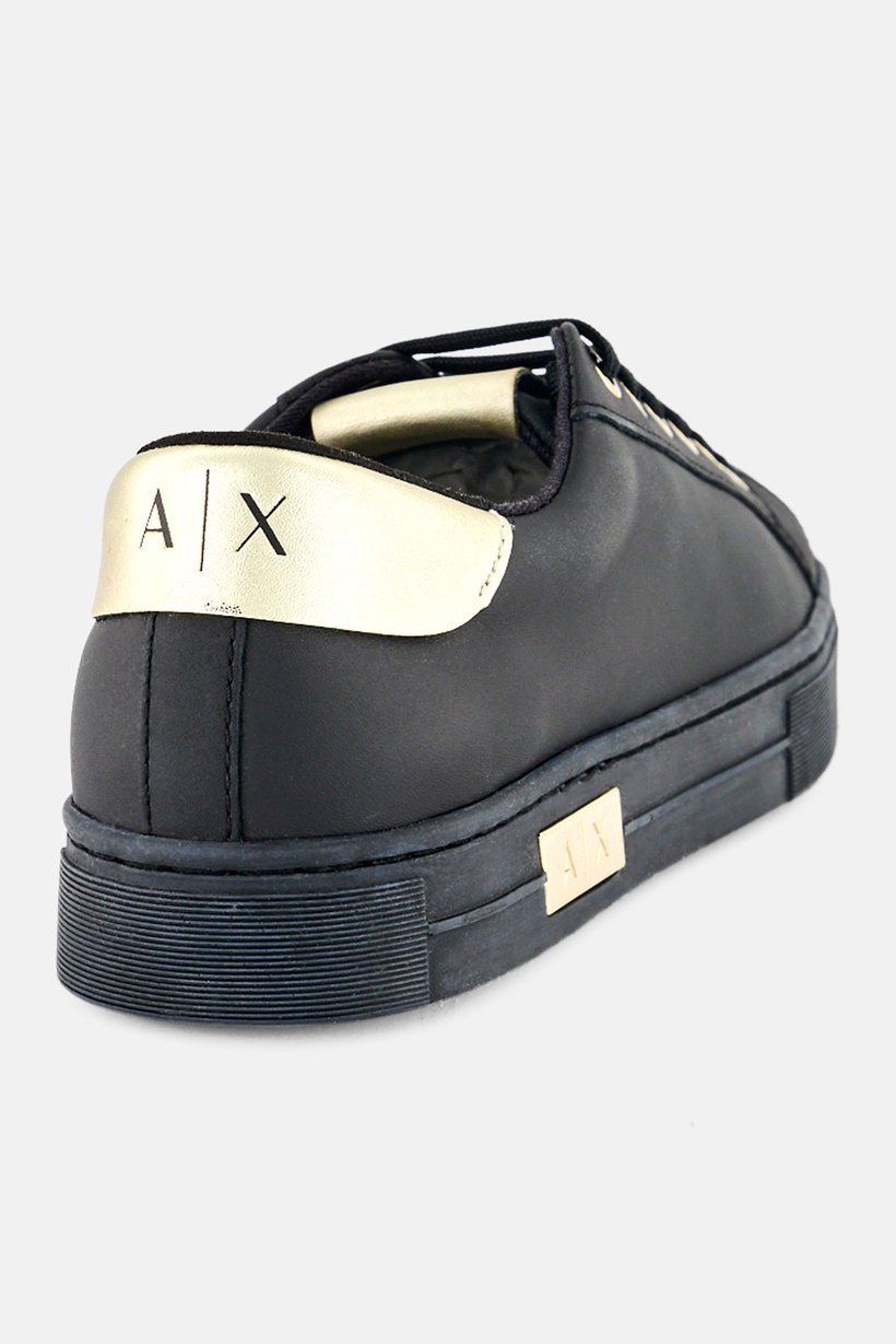 AX Armani Exchange Women Lace Up Casual Shoes, Black
